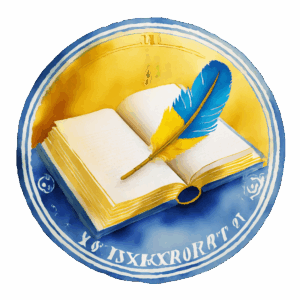 Firefly-icon-historybook-with-feather-in-blue-and-yellow-tones-29944-300x300 História